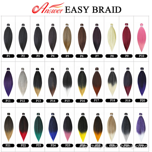 Jumbo braid hair prestretched braiding hair cheap price synthetic pre stretched braiding hair extension